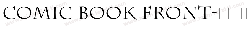 comic book front字体转换